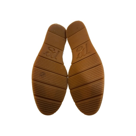 Paul Green Joaquin Metallic Leather Loafer/ Cap Toe Espadrille Round Size, 9 - Picture 6 of 6